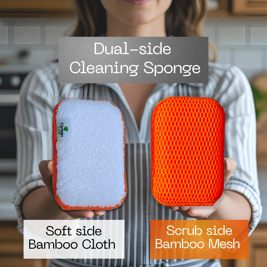 BAMBOO SPONGE SET / 6 pcs