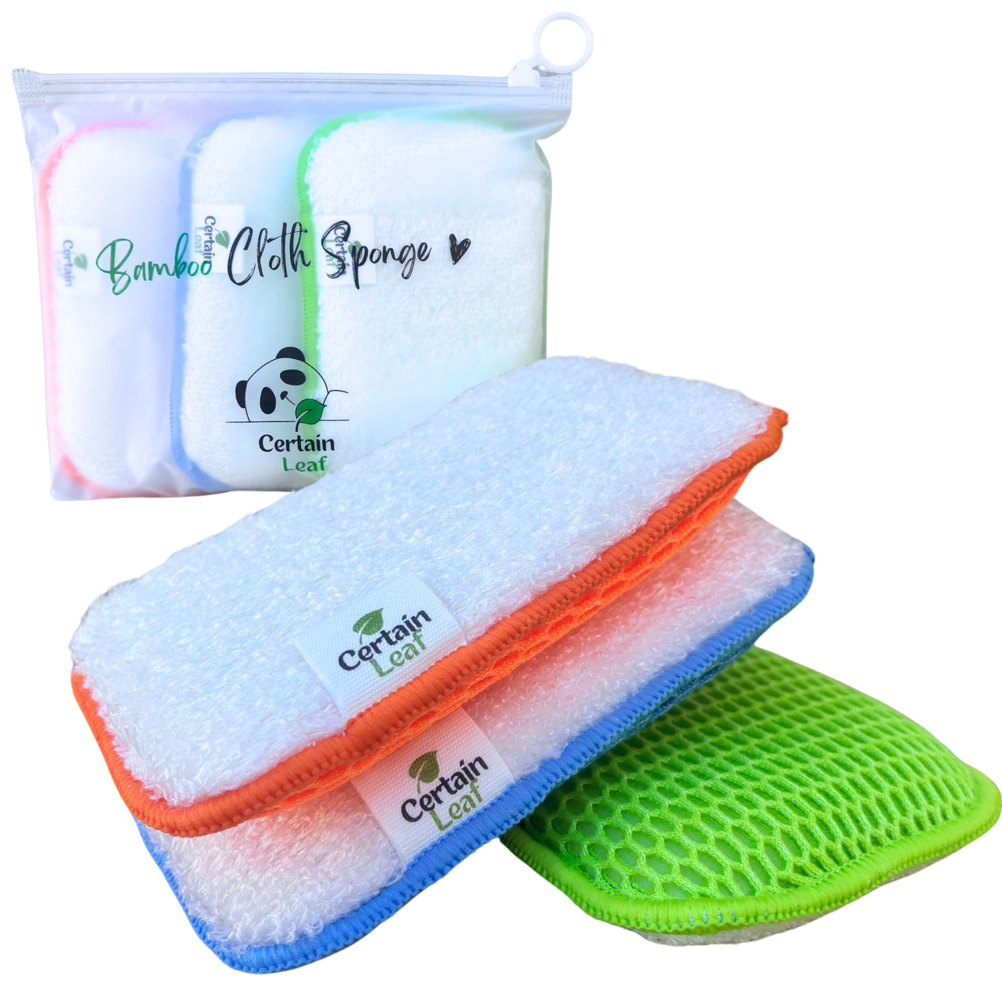 BAMBOO SPONGE SET / 3 pcs