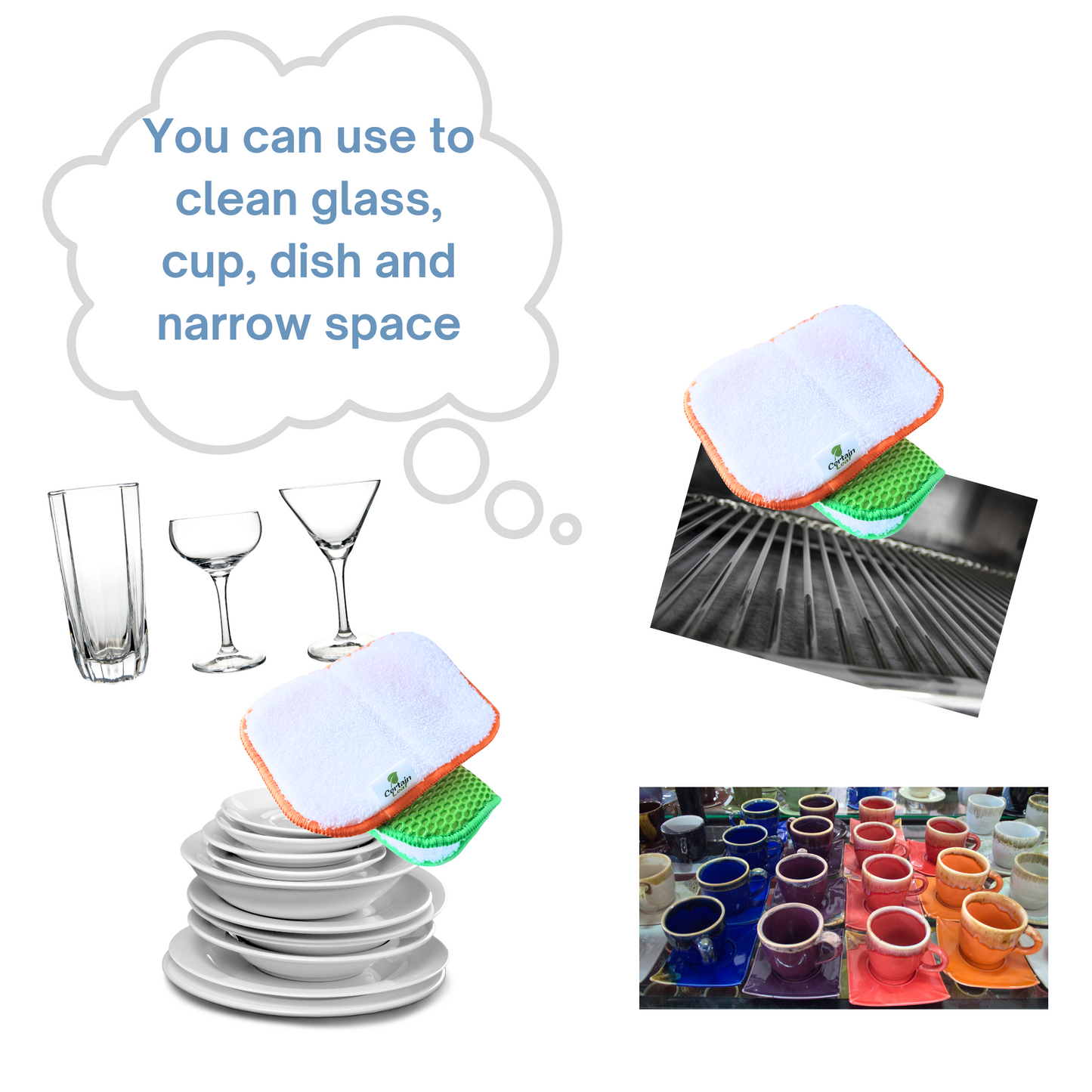 FOLDING SPONGE SET / 3 pcs