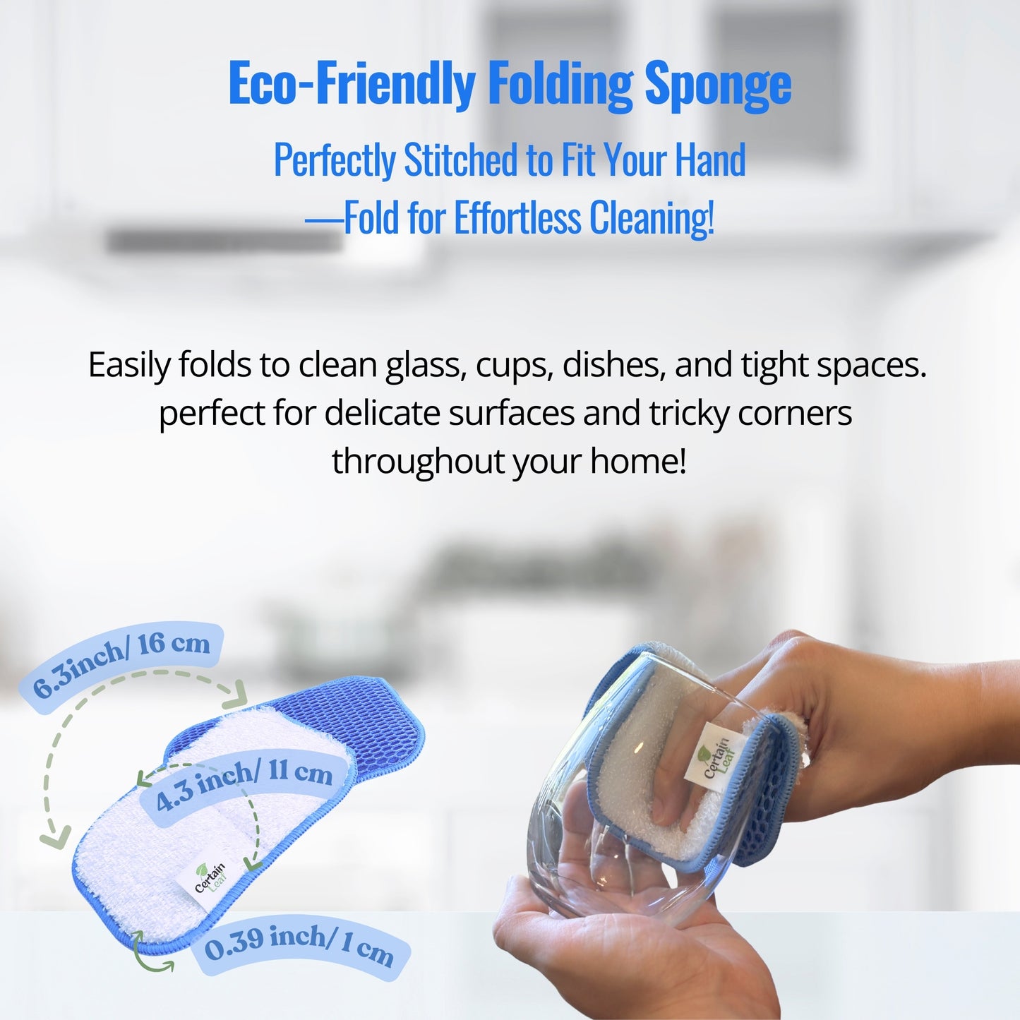 FOLDING SPONGE SET / 6 pcs