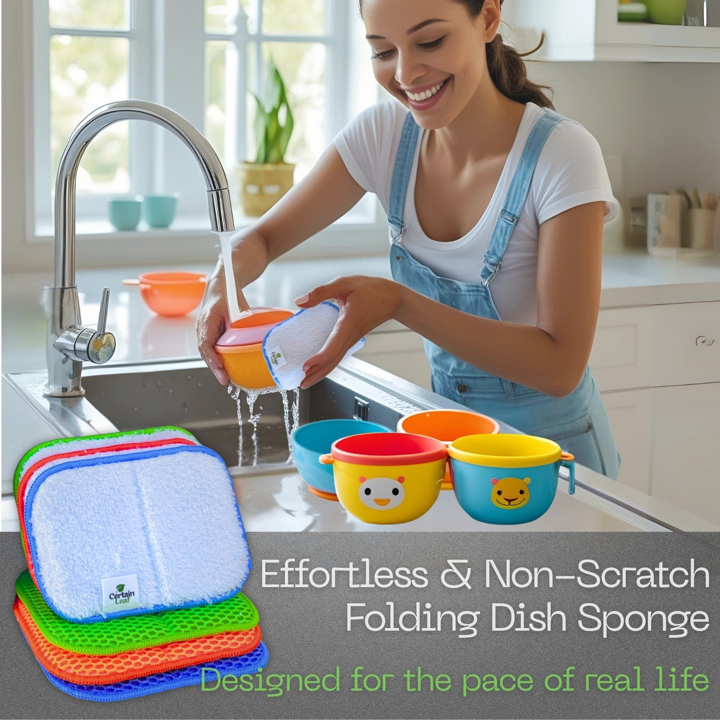 FOLDING SPONGE SET / 3 pcs