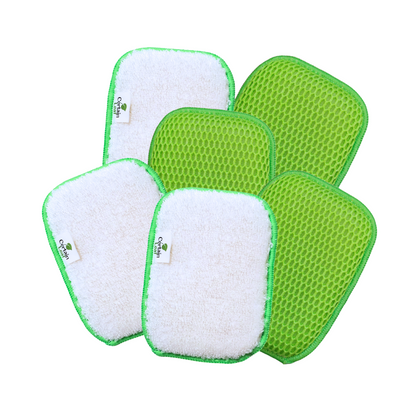 BAMBOO SPONGE SET / 6 pcs