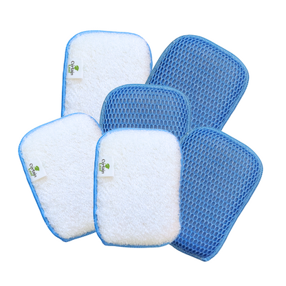BAMBOO SPONGE SET / 6 pcs