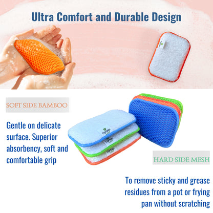 BAMBOO SPONGE SET / 3 pcs