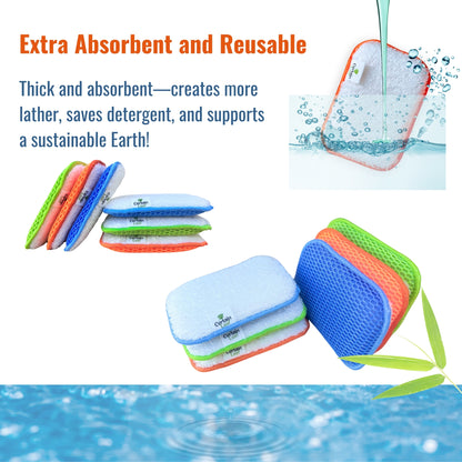 BAMBOO SPONGE SET / 3 pcs